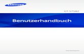 Benutzerhandbuch - handyflash.de · Benutzerhandbuch GT-S7582. 2 Über dieses Handbuch Dieses Gerät bietet Ihnen dank der hohen Standards und dem technologischen Know-how von Samsung