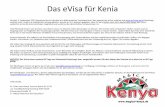 Das eVisa für Kenia - zitzelsberger.de · Sie werden hier informiert, dass Sie eine Email mit einem Link zugeschickt bekommen, den Sie anklicken müssen, um Ihre Registrierung zu