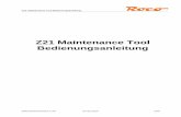 Z21 Maintenance Tool Bedienungsanleitung - jkmodel.dk · Virenscanner, dass „Z21_Maintenance.exe“ per UDP auf die Ports 21105, 21106 und 34472 zugreifen können muss, um mit Ihrer