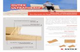 GUTEX ULTRATHERM · Die Unterdeckpatte GUTEX Ultratherm® bietet Ihnen höchstmögliche Regensicherheit sowie ein robustes Kantenprofil in allen Dicken – von 50 bis