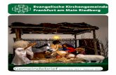 Evangelische Kirchengemeinde Frankfurt am Main Riedberg · Mit dem Motto „Wo Liebe ist – Ubi Caritas“ präsentiert der Chor ein buntes Pro gramm, das sowohl bekannte Melodien