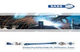 SASS · 5 Unser Unternehmen Ihr Partner mit 75 Jahren Know-how im Gelenkwellenbau S eit mehr als 75 Jahren beschäftigt sich die Gelenkwellenfabrik Wilhelm Sass nun in der