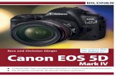 Canon EOS 5D Mark IV - ciando.com · rung, um das Objektiv an der richtigen Stelle anzusetzen und mit einer Drehung im Uhrzeigersinn an der Kamera zu befestigen. Zum Lösen des Objektivs