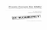 Praxis Forum für KMU - lbwp-cdn.sdd1.chlbwp-cdn.sdd1.ch/it-konkret/files/1336481803/handout_praxis-forum_bi.pdf · 05.09.2012 · Praxis‐Forum für KMU Business Intelligence| 9.