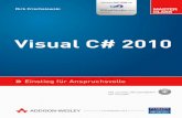 Visual C# 2010 Express Edition - bilder.buecher.de · Kapitel 3 Visual C# 2010 Express Edition 48 Diese kleinen Versionen des Visual Studios bieten die Standardmerkmale des Visual