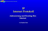 IP Internet Protokoll - ssenn.dessenn.de/files/Internet_Protokoll_Slides.pdf · 2. Mai 2003 3 GIT Grundlagen der Internet Technolo gie Die Netzwerkschicht ISO/OSI-Modell Standard-Internet-