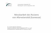 Messbarkeit des Nutzens von Afamelanotid (Scenesse) · Jahrestreffen Selbsthilfe EPP Nürnberg 24. und 25. September 2016 Dr. Jasmin Barman-Aksözen Wissenschaftlicher Beirat Selbsthilfe