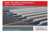 Die ProTec-Familie – eine Übersicht. · Die ProTec-Familie besteht aus mehreren, erfolgreich geprüften, mobilen Schutzwandsystemen – für alle Einsatzbereiche transportabler
