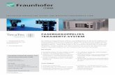 Fasergekoppeltes terahertz- system - itwm.fraunhofer.de · Struktur kompaktes System für den mobilen Einsatz robuster und langzeitstabiler Aufbau einfacher und schneller Wechsel
