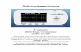 Tragbarer EKG-Taschenmonitorfiles.voelkner.de/.../860584-an-01-ml-MEDX5_TASCHEN_NOTFALL_EKG_d_en.pdf · Gebrauchsanweisung Tragbarer EKG-Taschenmonitor Model: EF1800 Vielen Dank,