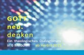Wer engagiert sich warum bei der Caritas? Gott_neu... · Ausgangspunkt •18% der Deutschen bezeichnen sich als hochreligiös, 52% als religiös •Zunehmende religiöse Pluralisierung