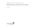 Roland Schimmelpfennig - dtver.de · Bestimmungen über das Aufführungsrecht des Stückes Wintersonnenwende (F 1566) Dieses Bühnenwerk ist als Manuskript gedruckt und nur für den
