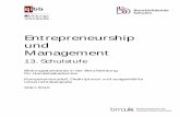Entrepreneurship und Management - b Die vorliegenden Deskriptoren f£¼r Entrepreneurship und Management