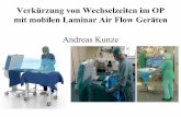 Verkürzung von Wechselzeiten im OP mit mobilen Laminar Air ...abstract.krankenhaushygiene.de/uploadreferate/3371e67227c78c49e0da6... · BergstroÈm* and S. Friberg *Departments of
