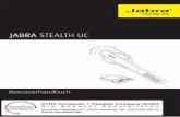 JABRA STEALTH UC - comhead.de · 11. deutsch. jabra stealth uc. 5. verbindung herstellen. 5.1 verbindung mit einem pc (via bluetooth adapter jabra link 360) 1. schalten sie ihr headset