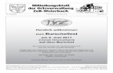 Mitteilungsblatt der Ortsverwaltung Zell-Weierbach · wieder über 80.000 Besucher aus der Trinationalen Metro-polregion Oberrhein ein nachhaltiges Messeerlebnis mit nach Hause nehmen.