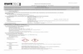 IWETEC GmbH Sicherheitsdatenblatt · Kaliumhydroxid (vgl. Ätzkali) Decylglucoside C8 Alkylglucosid Signalwort: Gefahr Piktogramme: H302 Gesundheitsschädlich bei Verschlucken. H314