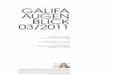 GALIFA AUGEN BLICK · 3.5 Das Herausnehmen der weichen Messlinse und die Kontrolle der vorderen Augenabschnitte Bei Säuglingen ist es am einfachsten, die Contactlinsen im