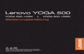 Lenovo YOGA 500 - files.voelkner.defiles.voelkner.de/1400000-1499999/001403746-an-01-de-LENOVO_YOGA_500... · 4 Kapitel 1. Übersicht über den Computer Verwendung der Tastatur Ziffernblock