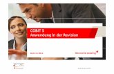 COBIT 5 Anwendung in der Revision - bpug-deutschland.de · Seite 4 Mehr Wissen. BauenSieauf unsereAssetkompetenzund unserServicespektrum. Unternehmenspräsentation Bad Homburg, 06.10.2015