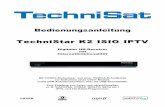 TechniStar K2 ISIO IPTV - altonetz.de · Bedienungsanleitung TechniStar K2 ISIO IPTV Digitaler HD-Receiver mit Internetfunktionalität Mit CONAX-Kartenleser und einer PCMCIA-Schnittstelle