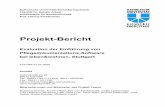 Projekt-Bericht - Sozialinformatik · Katholische Universität Eichstätt-Ingolstadt Fakultät für Soziale Arbeit Arbeitsstelle für Sozialinformatik Prof. Helmut Kreidenweis Projekt-Bericht