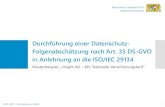 Durchführung einer Datenschutz- Folgenabschätzung nach Art ... · ISO 29100 Security Controls ISO 27002. Bayerisches Landesamt für Datenschutzaufsicht 19.07.2017 –Workshop zur
