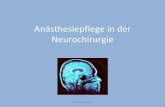 Anästhesiepflege in der Neurochirurgie - med.uni-magdeburg.dein+der+Neurochirurgie.pdf · Eingriffe am Schädel Pfleg. Probleme • Vermeidung von Lagerungs‐ schäden • Regulation