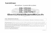 HL2000 UG German - download.brother.com · I Laserdrucker Serie HL-2000 Benutzerhandbuch Vorsichtsmaßnahmen In diesem Benutzerhandbuch werden folgende Symbole verwendet: Dieser Warnhinweis