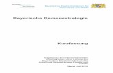 Bayerische Demenzstrategie - Kurzfassung- Ergebnisse der ... Bayerische Demenzstrategie Kurzfassung