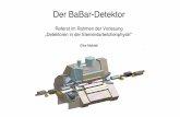 Der BaBarDetektor - Welcome to HERA-B · Der BaBarDetektor Referat im Rahmen der Vorlesung „Detektoren in der Elementarteilchenphysik“ Eike Middell