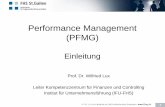 Performance Management (PFMG) - kohlhammer.de · 4. Inhalte Modul „Performance Management“ Reporting Steuern. Kontrollieren Entscheidungen unterstützen. Planen der Messgrössen