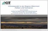 Klimawandel in der Region Oberrhein Fakten und Szenarien · KIT – Universität des Landes Baden-Württemberg und nationales Forschungszentrum in der Helmholtz-Gemeinschaft Institut