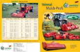 Mulch-Profi - oehlermaschinen.de · Mulch-Profi MM030/12.09/DT/5000 Die Abbildung, Angaben über technische Daten und Gewichte sind annähernd und unverbindlich. Änderungen behalten