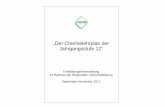 Der Chemielehrplan der Jahrgangsstufe 11 - isb.bayern.de · 1 Liebe Kolleginnen und Kollegen, diese Veranstaltung möchte an die Fortbildung zum Thema „Chemische Gleichgewichte“