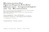 Romanische Sprachgeschichte Histoire linguistique de Ia ... · P6ninsule ib6rique et Amörique Latine. 133. Laienlinguistik und Sprachchroniken: Iberische Laien vorbehalten sind.