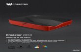 Acer Predator Z850 (MR.JNJ11.001) - images.celexongroup.com · Predator Z850 Gaming at its best! • 24:9 UltraWide HD Auflösung • Ultrakurzdistanz Projektion mit 120” Bilddiagonale