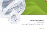 Max Zeller Söhne AG Company presentation - energie.tg.ch · Zeller ist eine der traditionsreichsten Pharmafirmen der Schweiz: seit 1864 in Familienbesitz. Mit Sitz in Romanshorn