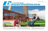 Die neuen Milchbauern - bauernstimme.de · welchem Verband man aktiv ist. Nicht alle Berufskollegen ha-ben wir für den Boykott gewonnen. Viele haben es nicht übers Herz bringen