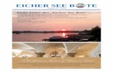 EICHER SEE B TEeicher-see-gemeinschaft.de/wp-content/uploads/2018/11/See-Bote-2018-3.pdf · Offizielles Organ der Eicher See Gemeinschaft e.V. und des Wasserversorgungsverein Eicher
