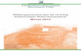  · Landwirtschaftskammer Rheinland-Pfalz, Bad Kreuznach Mitteilung gemäß § 9 der Rebenpflanzgutverordnung über die mit Erfolg feldbesichtigten