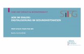 PROF SYLVIA THUN PhD MD - aok-bv.de · core unit ehealth & interoperability aok imdialog: digitalisierungimgesundheitswesen prof sylvia thun phd md berlin 11/21/2018