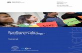 Grundlagenschulung «Deutsch für Flüchtlinge» · 3 Konzept Grundlagenschulung «Deutsch für Flüchtlinge» 1 Einleitung 4 2 Zielgruppe 5 2.1 Adressatinnen und Adressaten 5 2.2