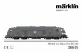 Modell der Baureihe BR 245 36645 - static.maerklin.de · 1 x Locomotive mers that are designed for your local power system. 1 x Set of instructions for use • 1 x Warranty card 4.