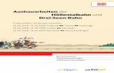 Ausbauarbeiten der Höllentalbahn und Drei-Seen-Bahn · Bauinformation Fahrplanänderungen Schienenersatzverkehr Ausbauarbeiten der Höllentalbahn und Drei-Seen-Bahn Ersatzverkehr