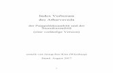 Atharvaveda Index verborum - phil.uni-wuerzburg.de · 2 Für den Ansatz der Lemmata gilt noch, daß das auslautende -s gemäß der (vorindoirani-schen) Ruki-Regel darzustellen ist,