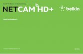 Benutzerhandbuch - cache-€¦ · 1 Wir gratulieren Ihnen zum Kauf der NetCam HD von Belkin. Mit diesem Gerät behalten Sie im Blick, was bei Ihnen zu Hause passiert, wenn Sie nicht