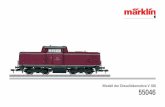 Modell der Diesellokomotive V 100 55046 - static.maerklin.de · 03 PoM Acceleration delay 01 – 63 0 – 255 (20) 04 PoM Braking delay 01 – 63 1 – 255 (20) 05 PoM Maximum speed