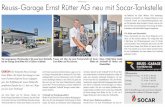 Reuss-Garage Ernst Rütter AG neu mit Socar-Tankstelle · tik stärker auf die zukünftigen gesellschaft-lichen Herausforderungen auszurichten.» GLP-Vizepräsident Oliver Bucheli