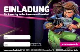 Einladung - laserzone.de · Premium Lasertag ab 130cm Körpergröße 100% Spaßgarantie für 40 Spieler größte & schönste Arena der Stadt auf 1440m2